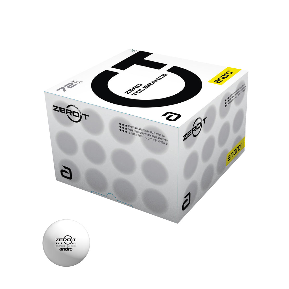 andro Ball *** ZeroT 72er weiß