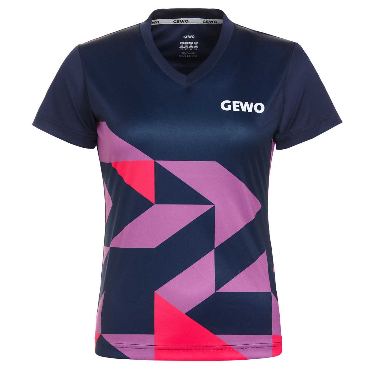 GEWO Lady Shirt Matera navy/pink XXL