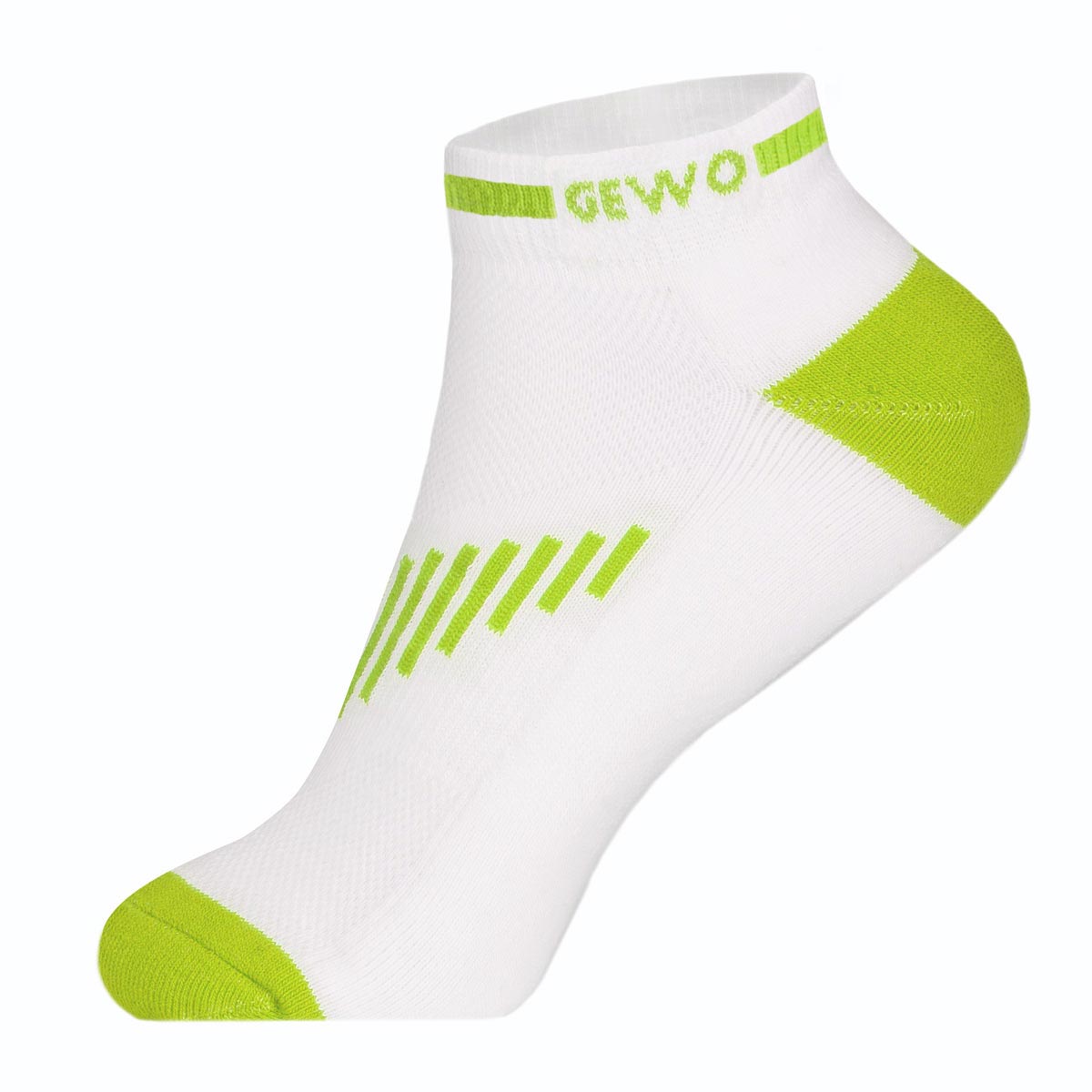 GEWO Kurzsocke Short Flex II weiß/grün 35-38