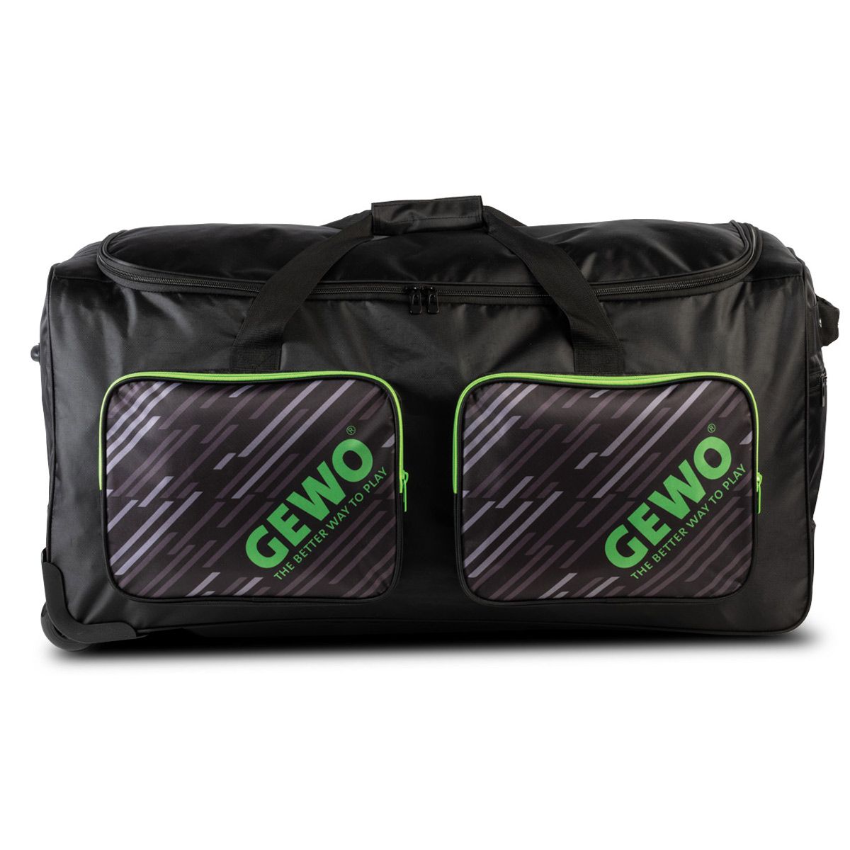 GEWO Trolley Stripes XL schwarz/lime