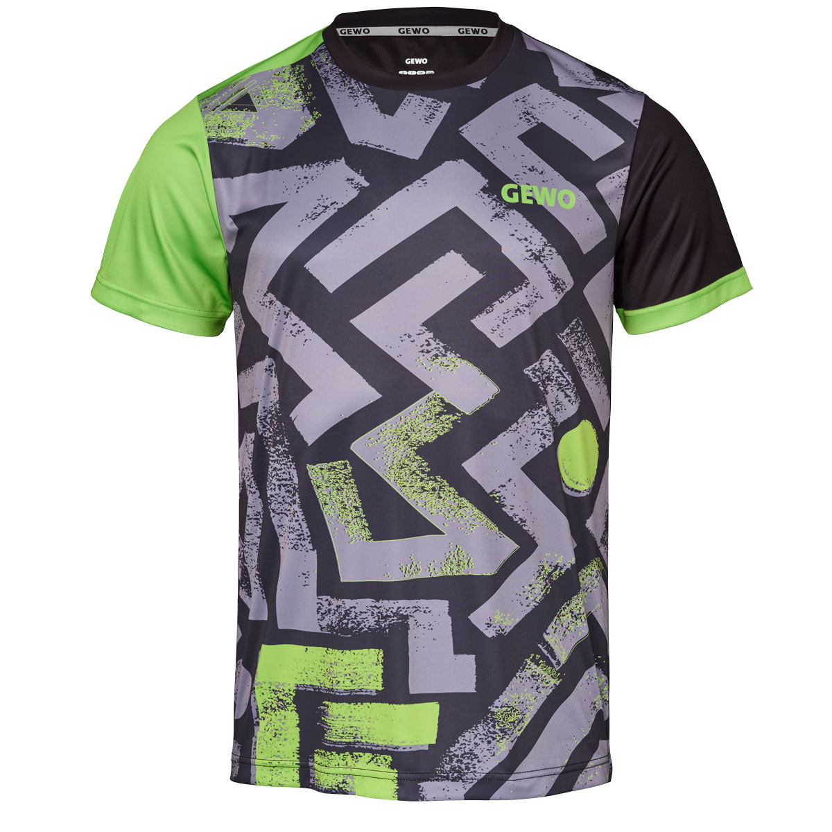 GEWO Shirt Louis grau/lime XXXXL