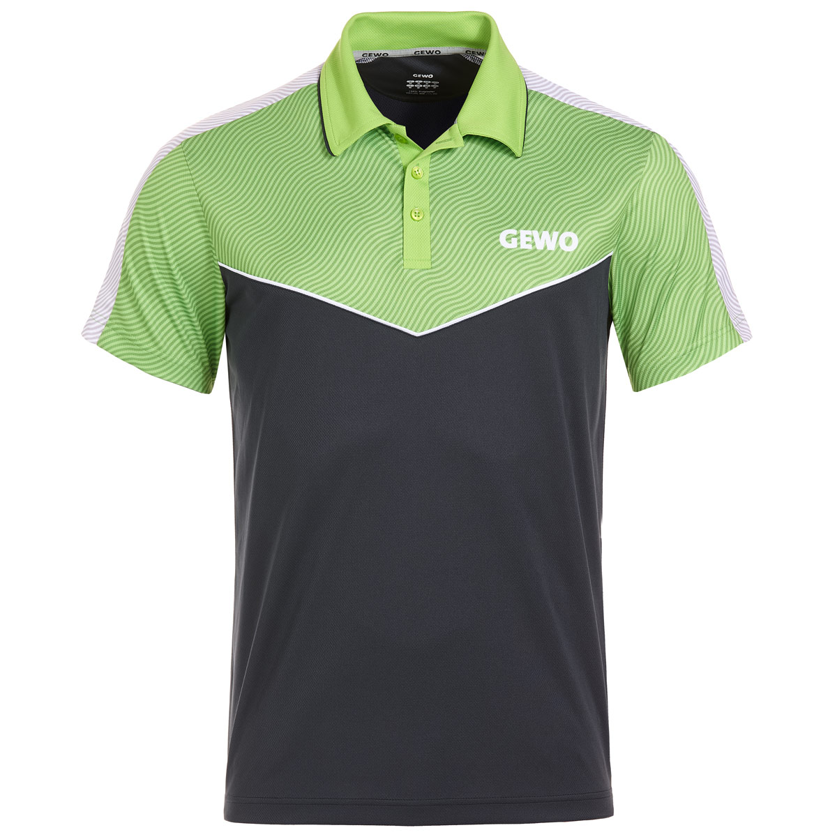 GEWO Hemd Prato Nine Iron/lime XXXXL