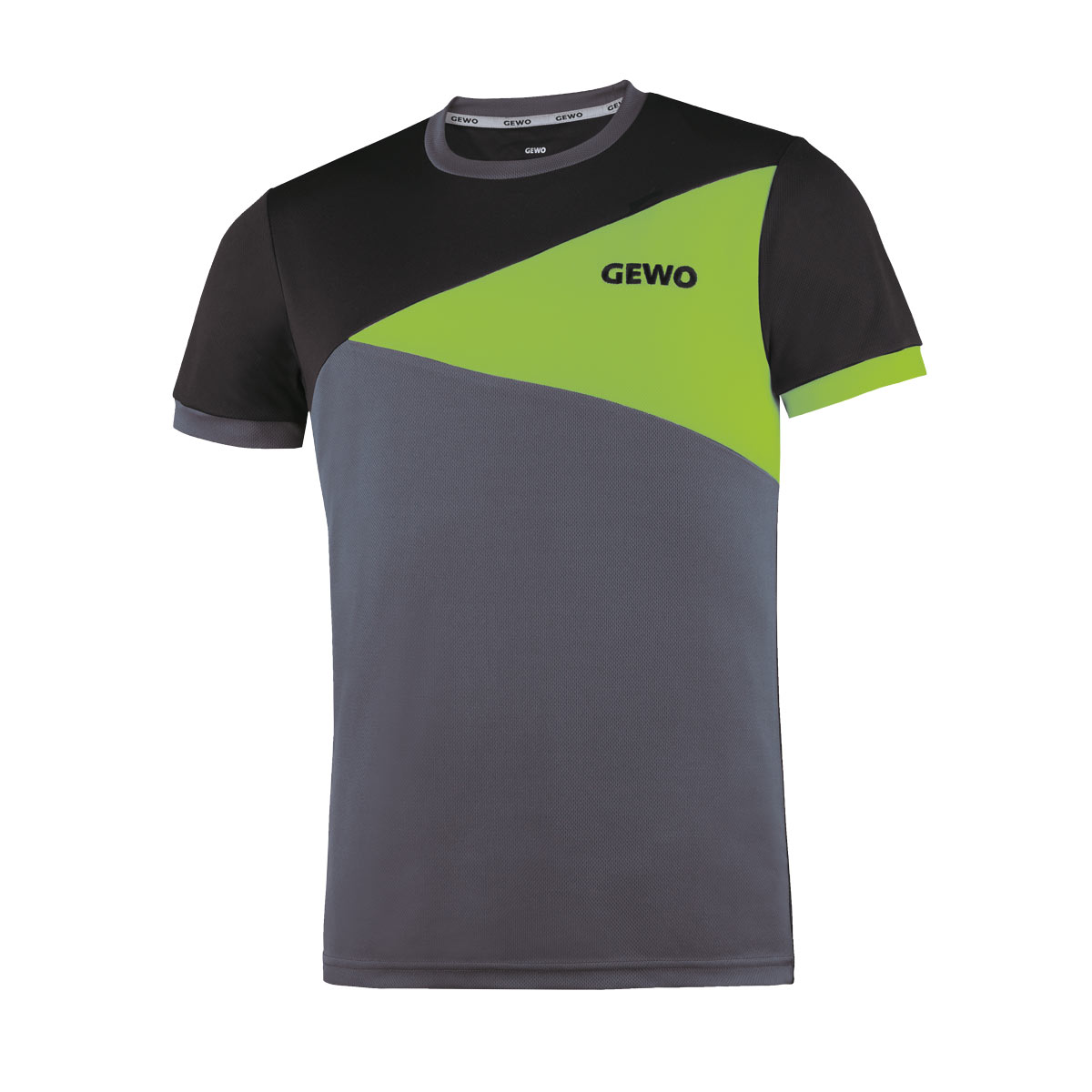 GEWO T-Shirt Anzio schwarz/nine iron XXXXS