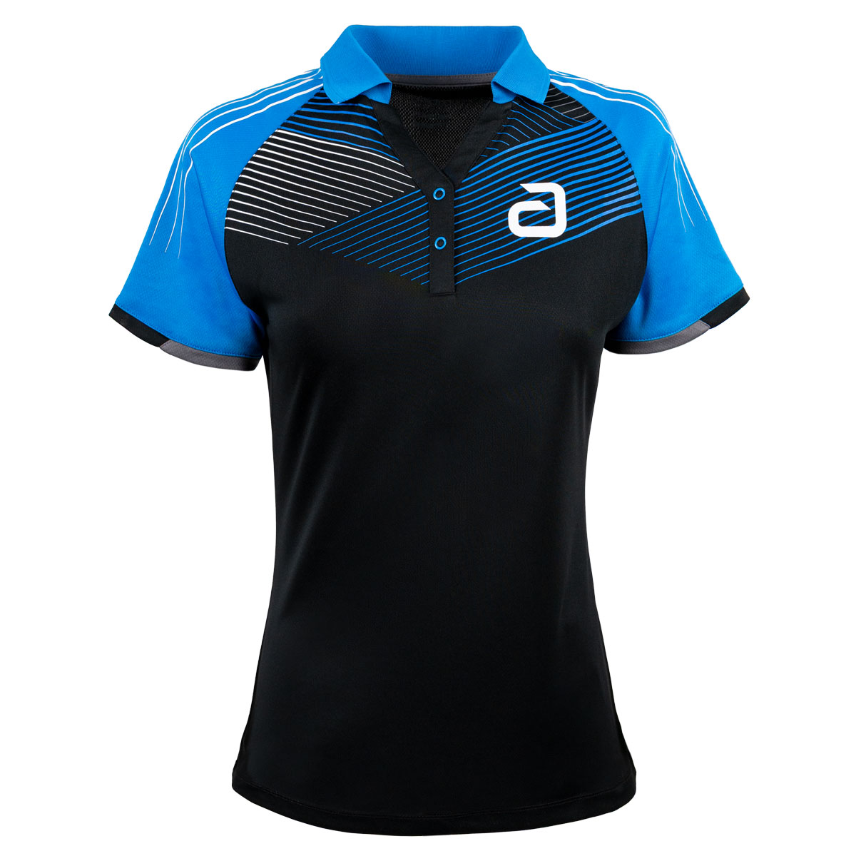 andro Shirt Avos Women schwarz/blau W 46