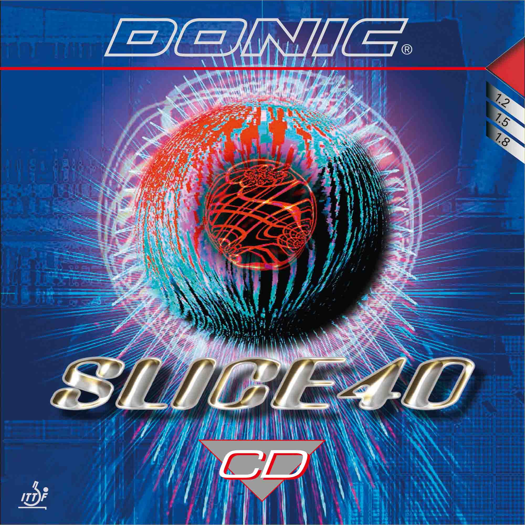 Donic Belag Slice 40 CD schwarz 1,8 mm