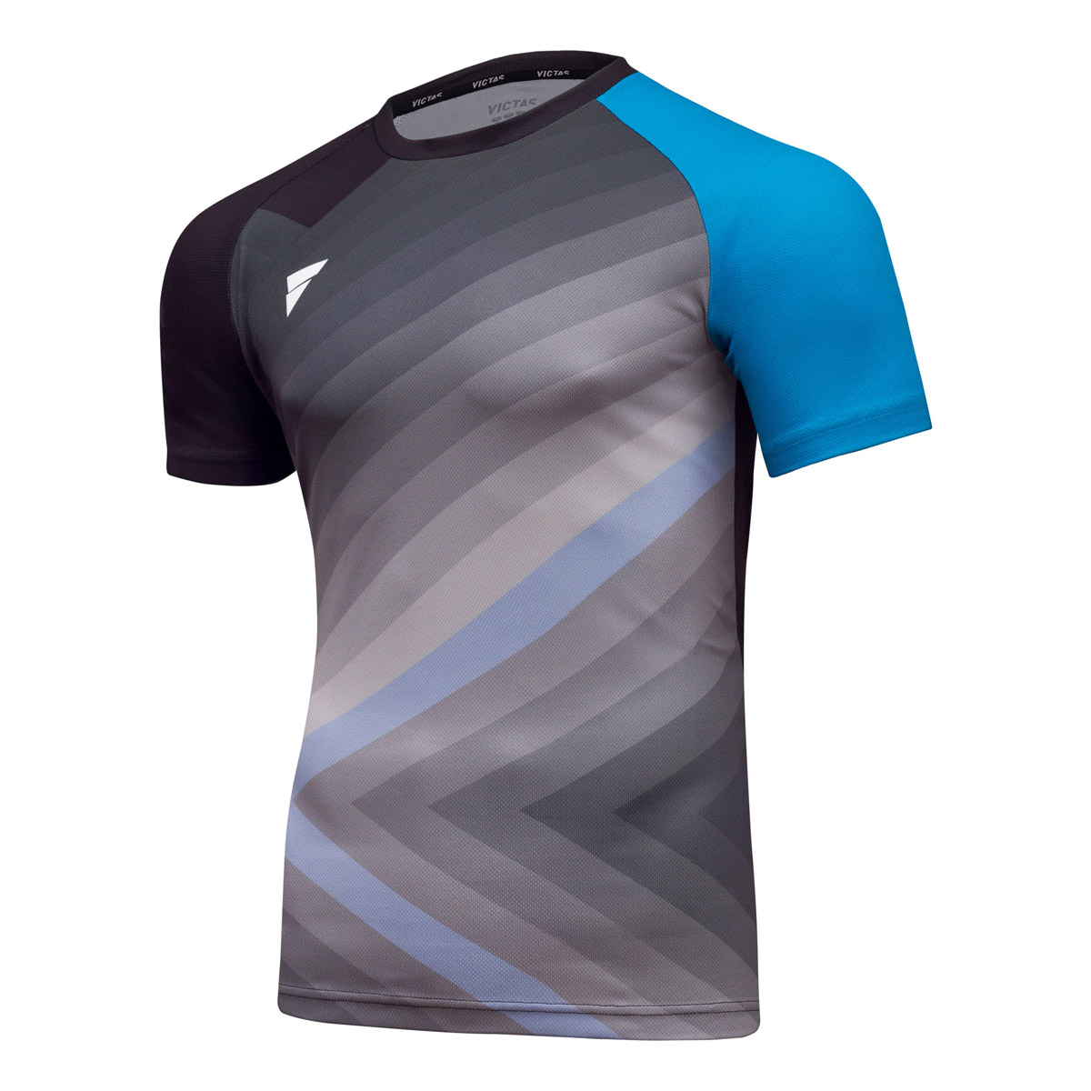 VICTAS V-Tshirt 238 schwarz/grau XXXXL