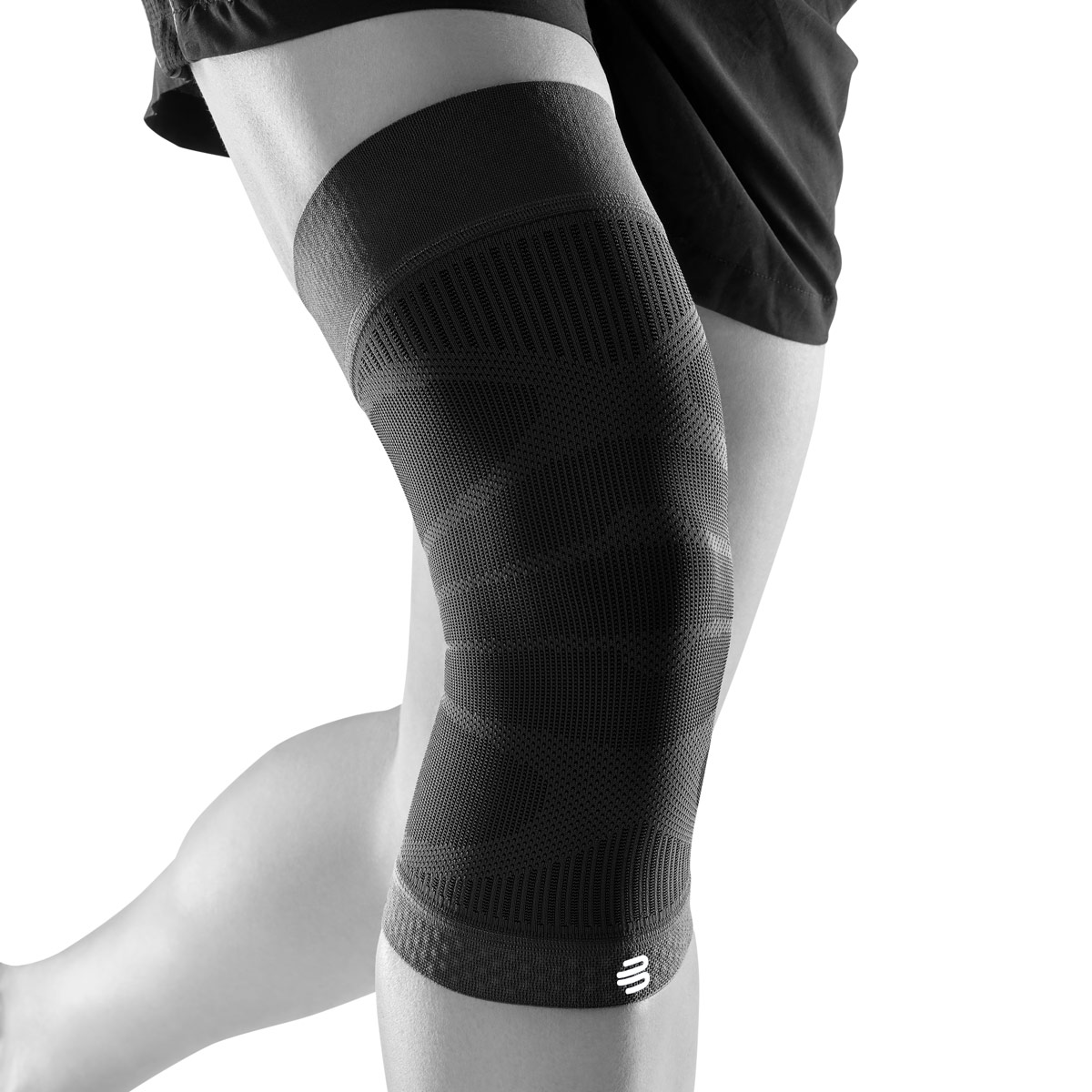 BAUERFEIND Knie Kompressionsbandage schwarz XL