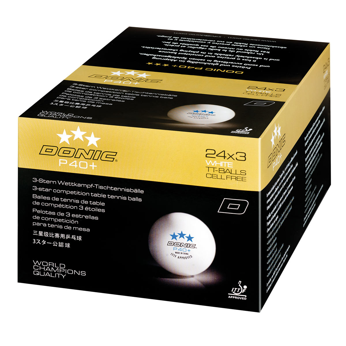 Donic Ball P40+ *** 72er weiß