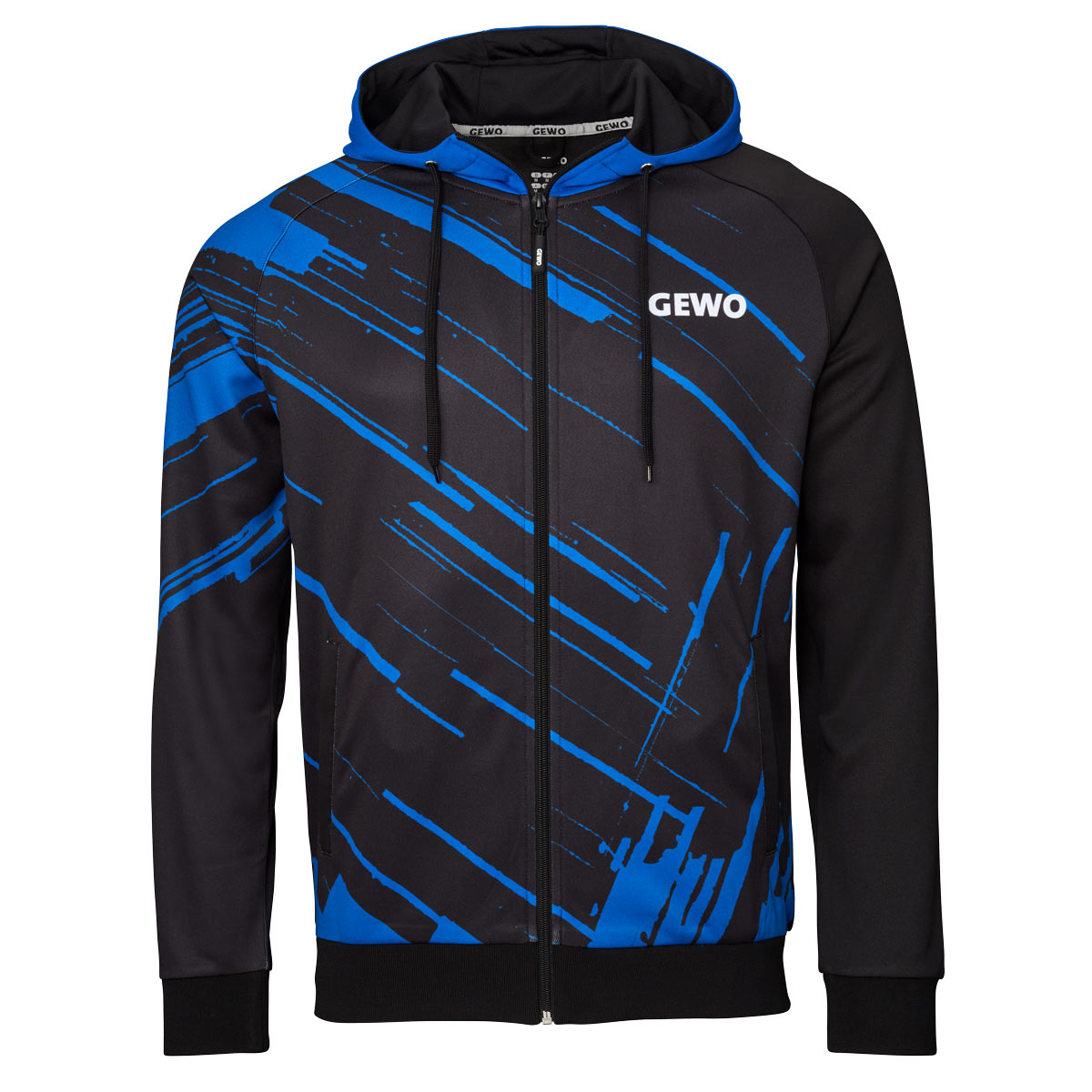 GEWO Hoodie Atani schwarz/royal XXXXL