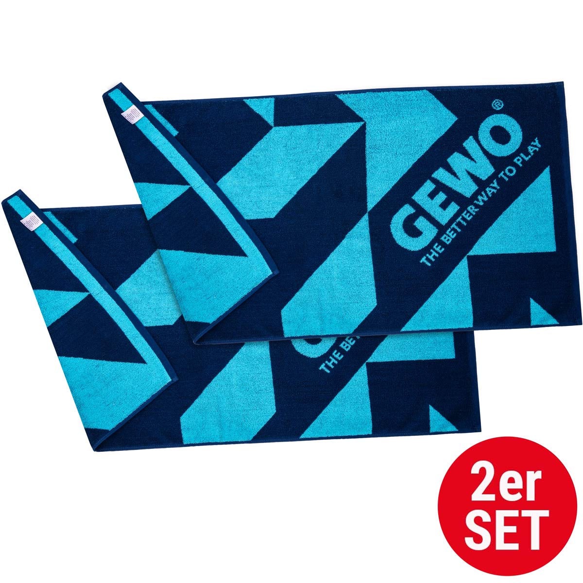 GEWO Handtuch M - Set (2 Stück) navy/blau