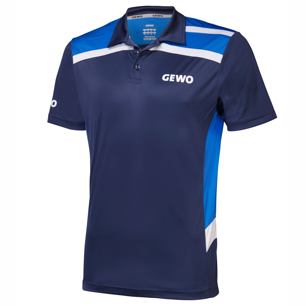 GEWO Hemd Aurora navy/royal S