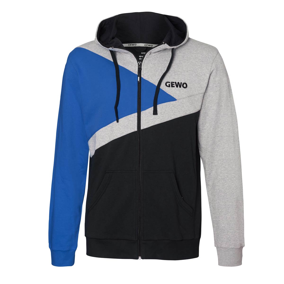 GEWO Hoodie Lever schwarz/royal XXXS