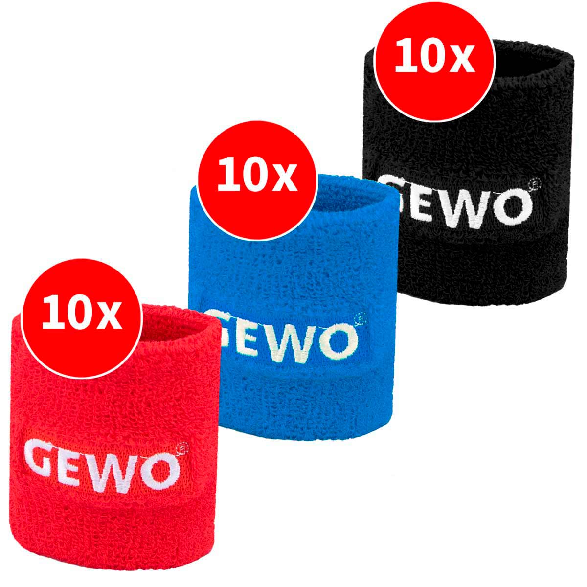 GEWO Schweißband - Set (30 Stück)