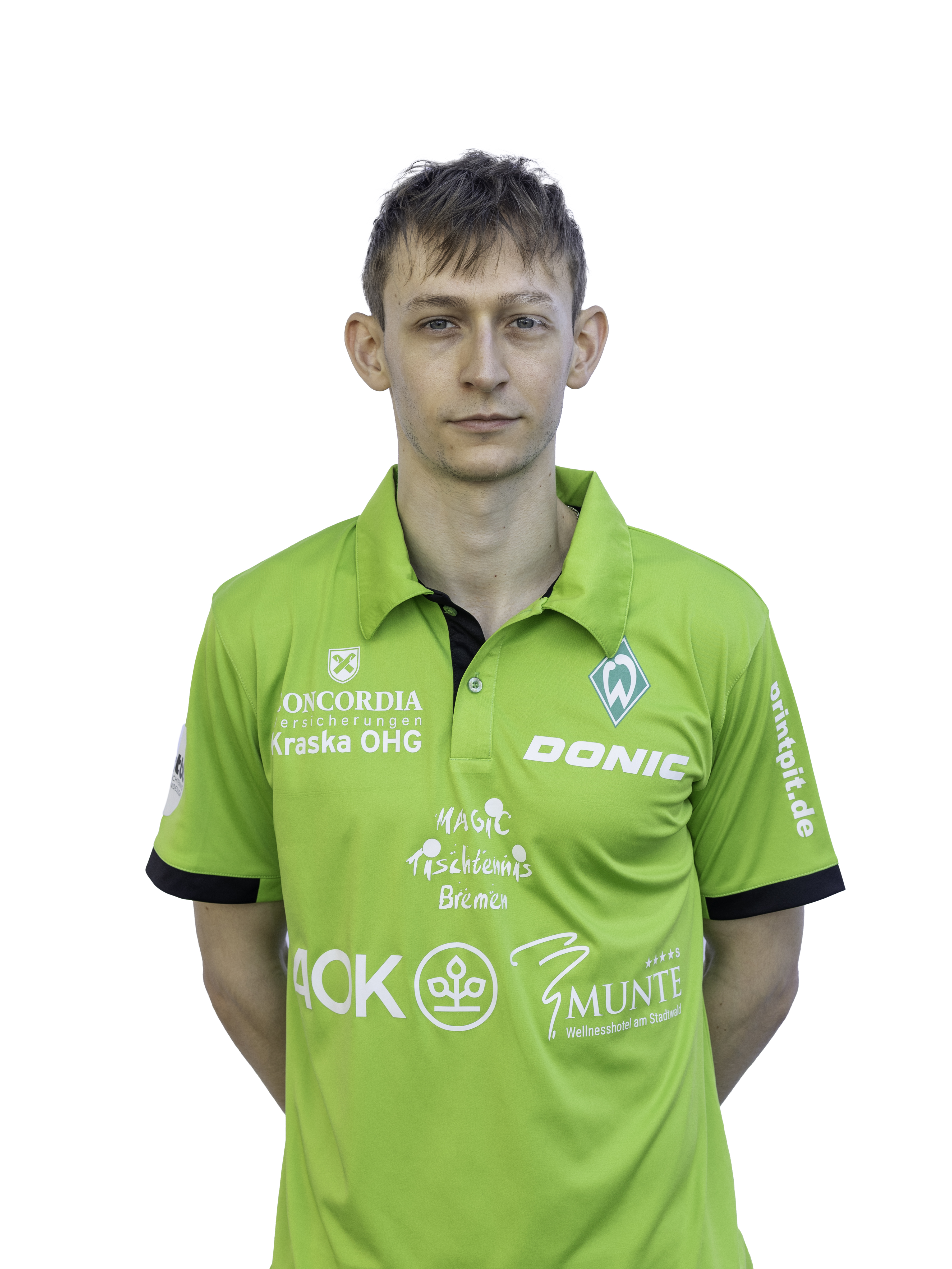 Werder Bremen Tischtennis Hemd grün Saison 2026/27