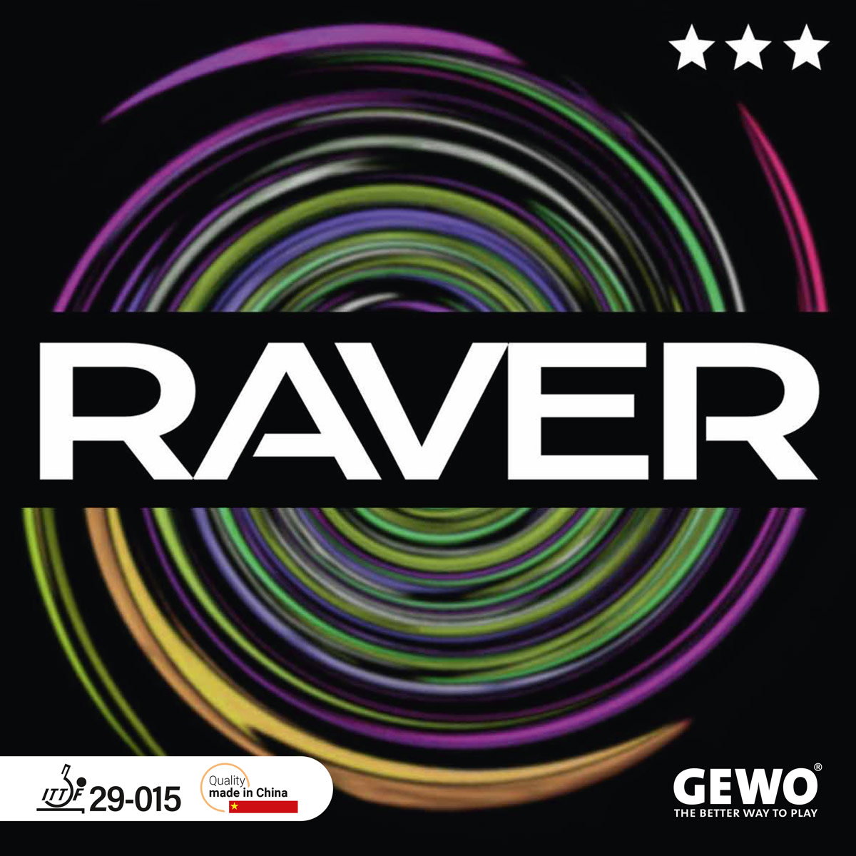 GEWO Belag Raver  schwarz 2,1 mm