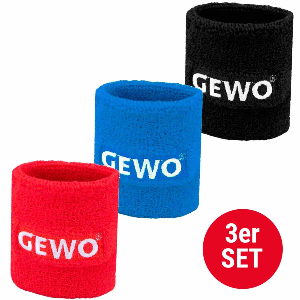 GEWO Schweißband - Set (3 Stück)