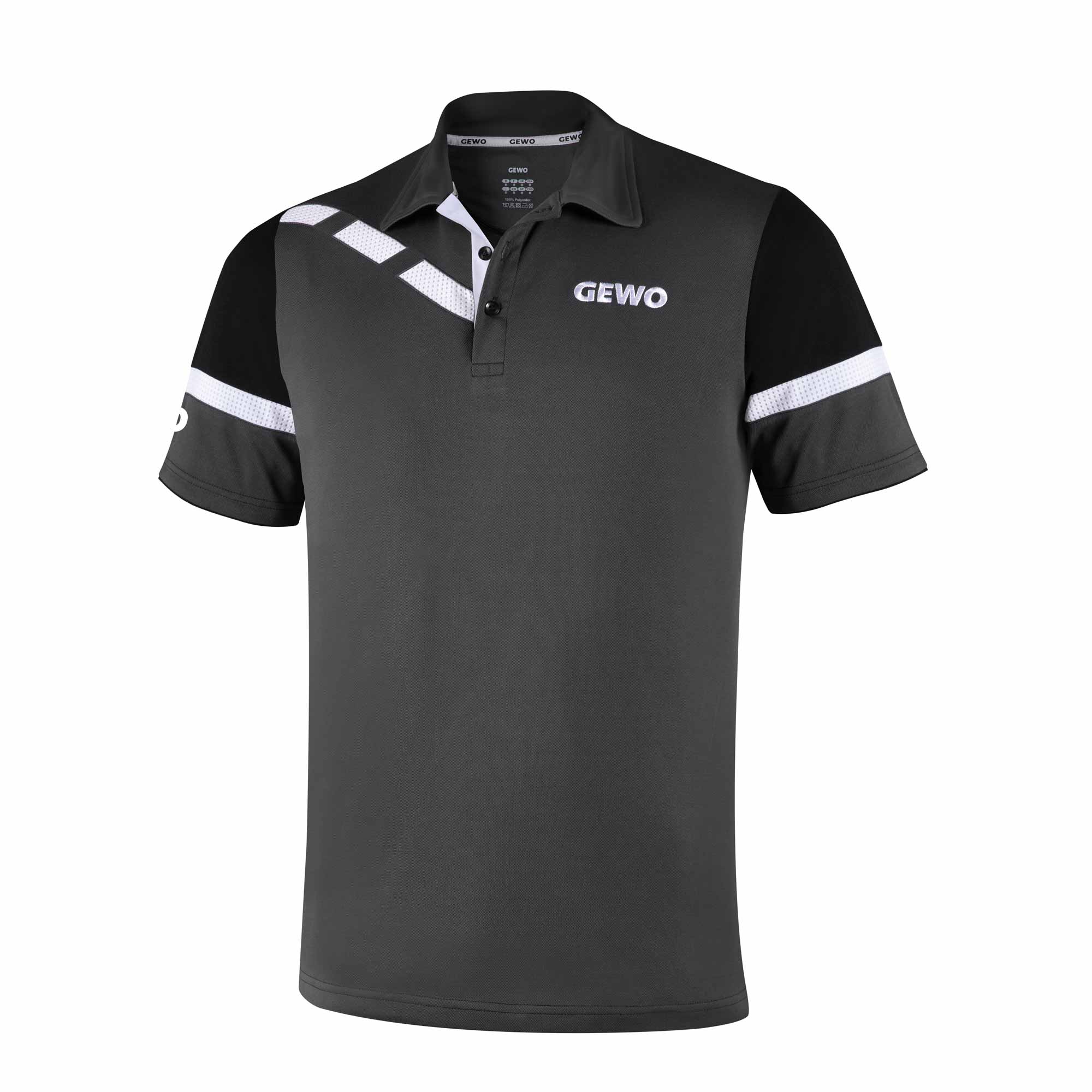 GEWO Hemd Livias grau/schwarz XXS