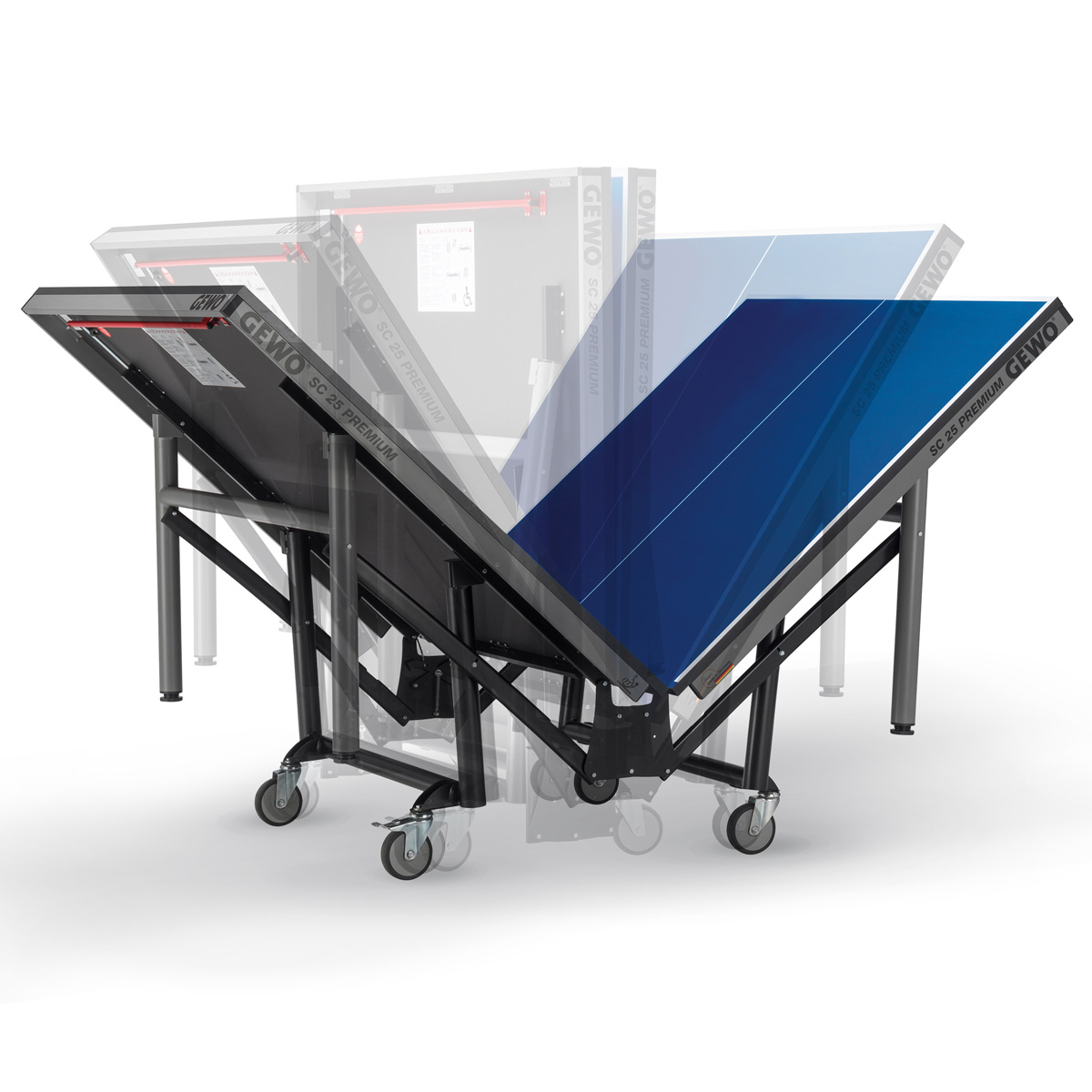 GEWO Tisch SC 25 Premium - Set (2 Stück) blau