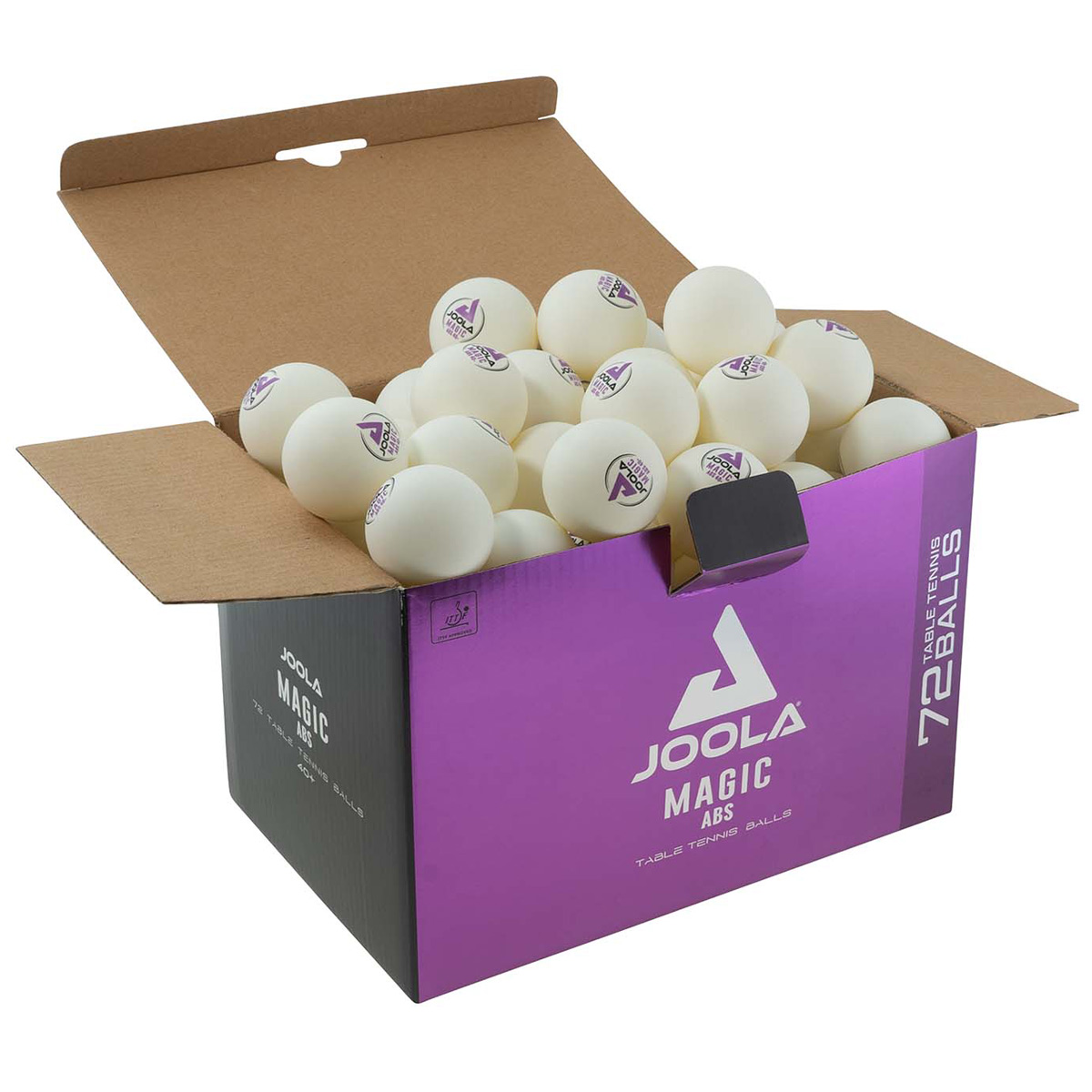 JOOLA Trainingsball Magic ABS 40+ 72er weiß