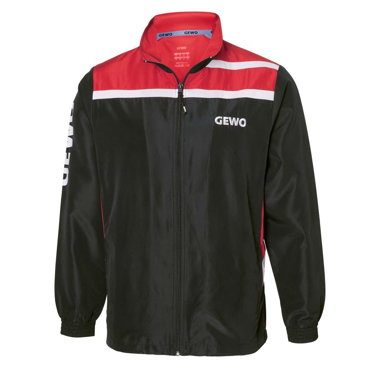 GEWO Trainingsjacke Aurora schwarz/rot XS