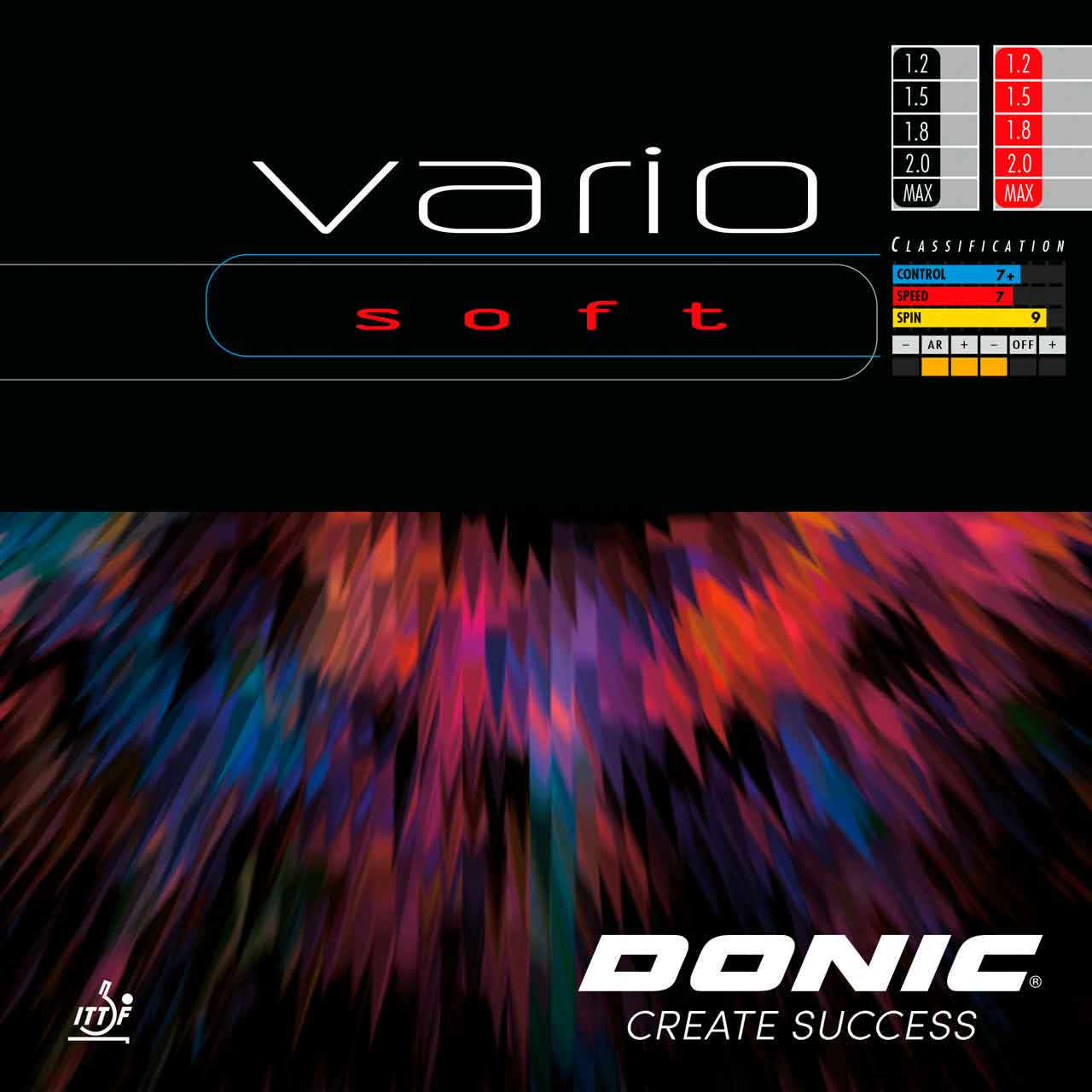 Donic Belag Vario Soft schwarz 2,3 mm