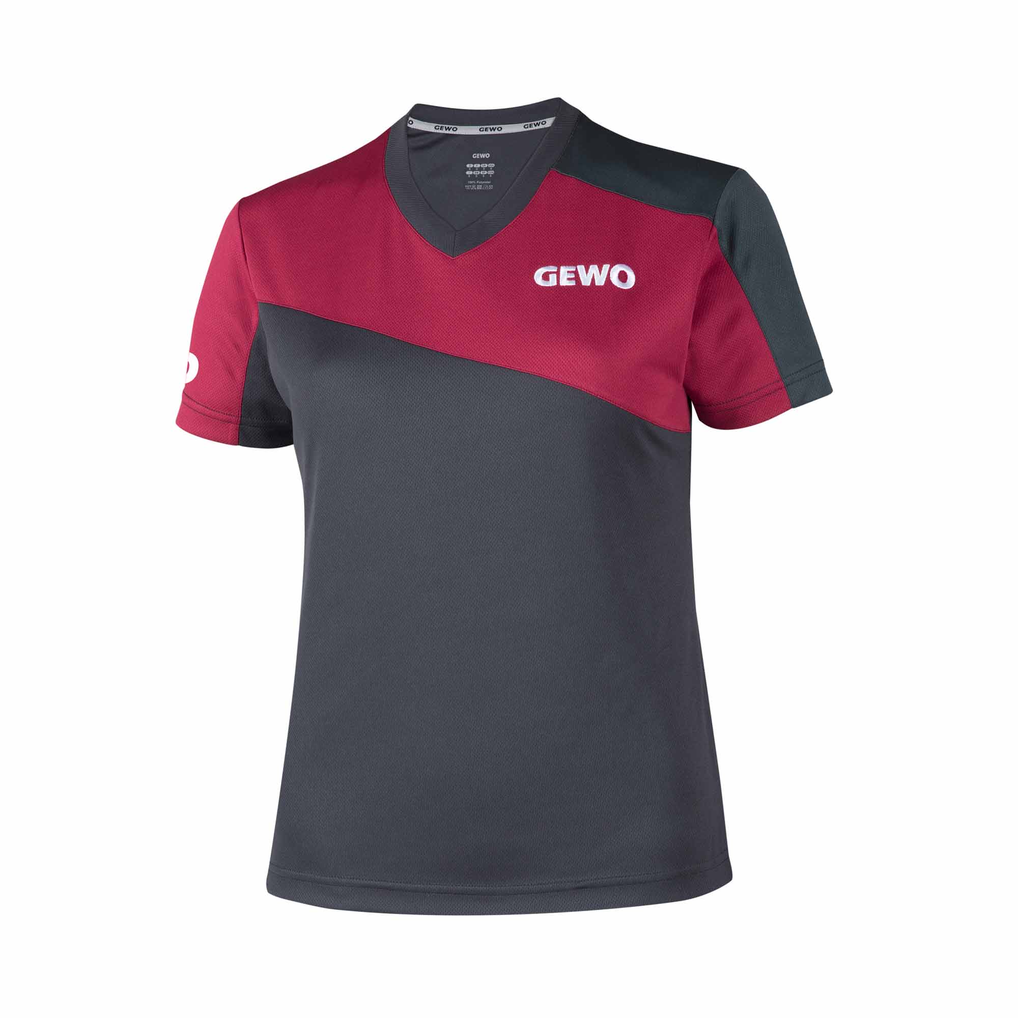 GEWO Lady Shirt Lana  Nine Iron/berry S