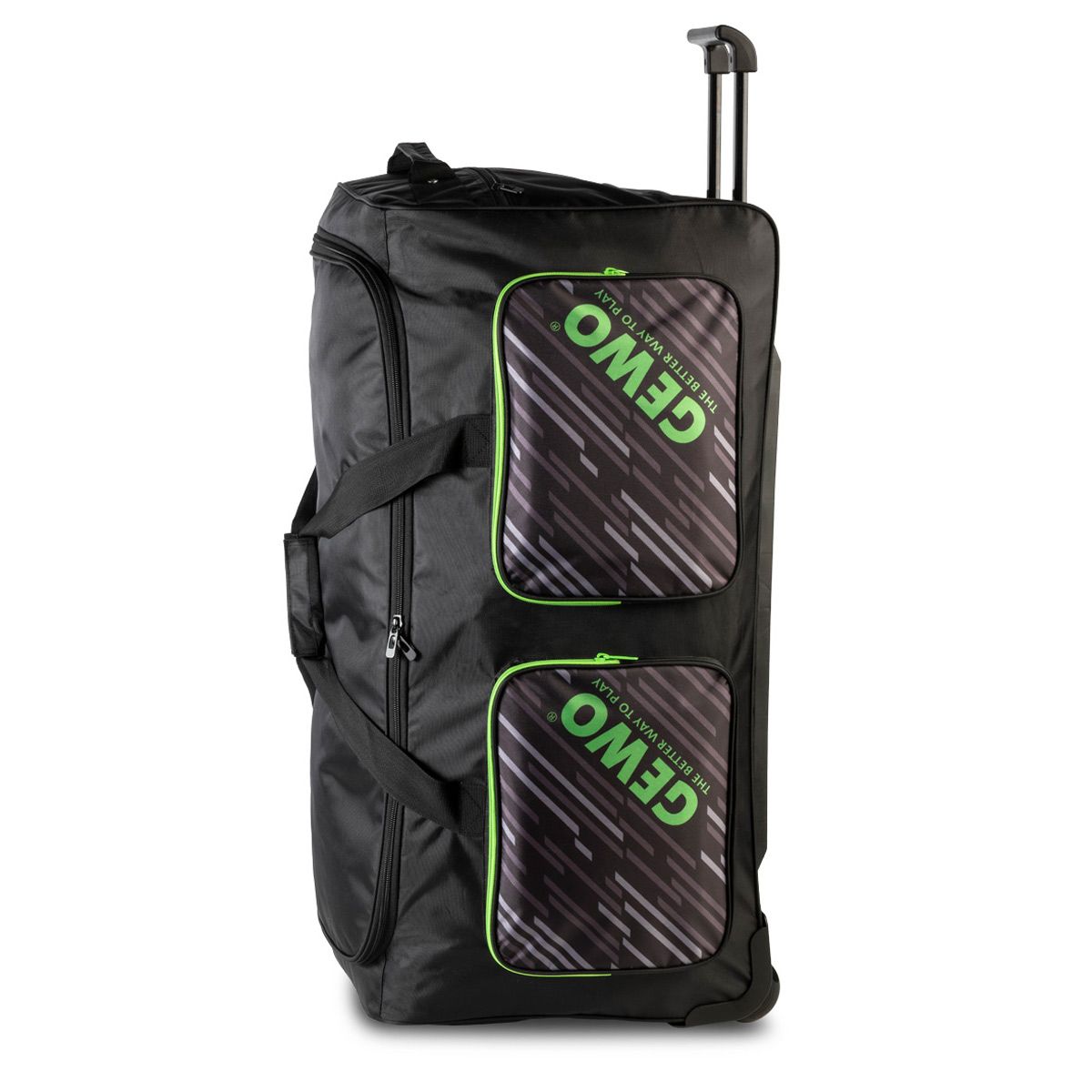 GEWO Trolley Stripes XL schwarz/lime