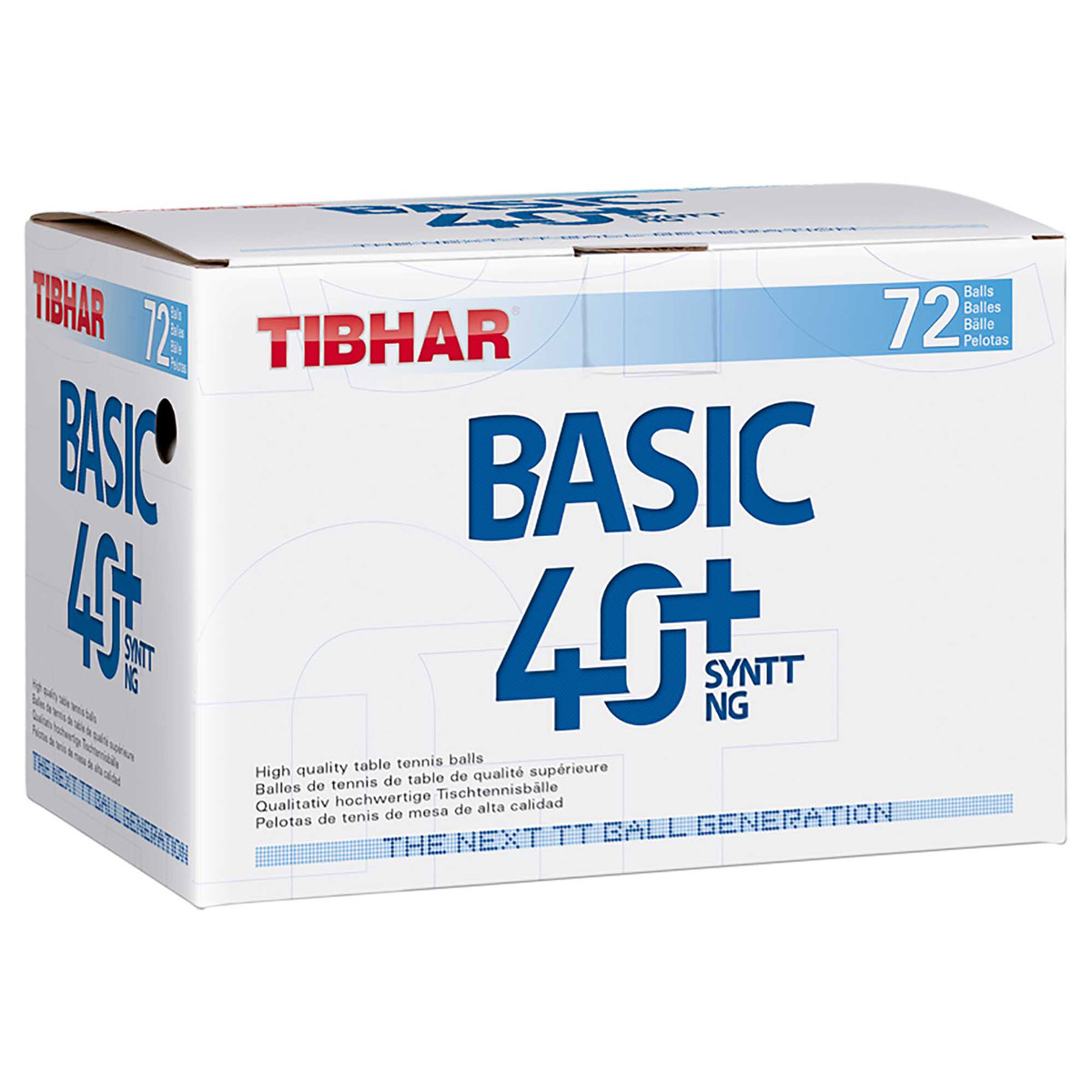 TIBHAR Ball Basic 40+ SYNTT NG 72er weiß