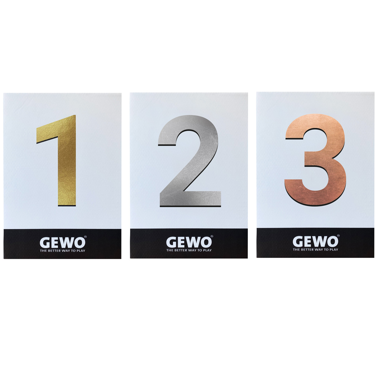 GEWO Platzierungstafel