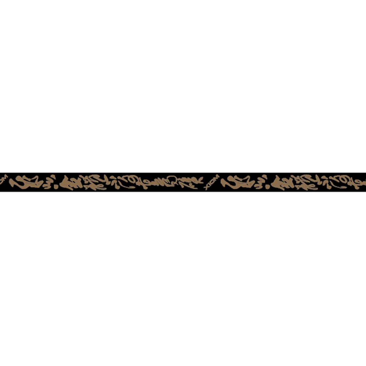 XIOM Kantenband Mandarin 12mm/50m schwarz/gold