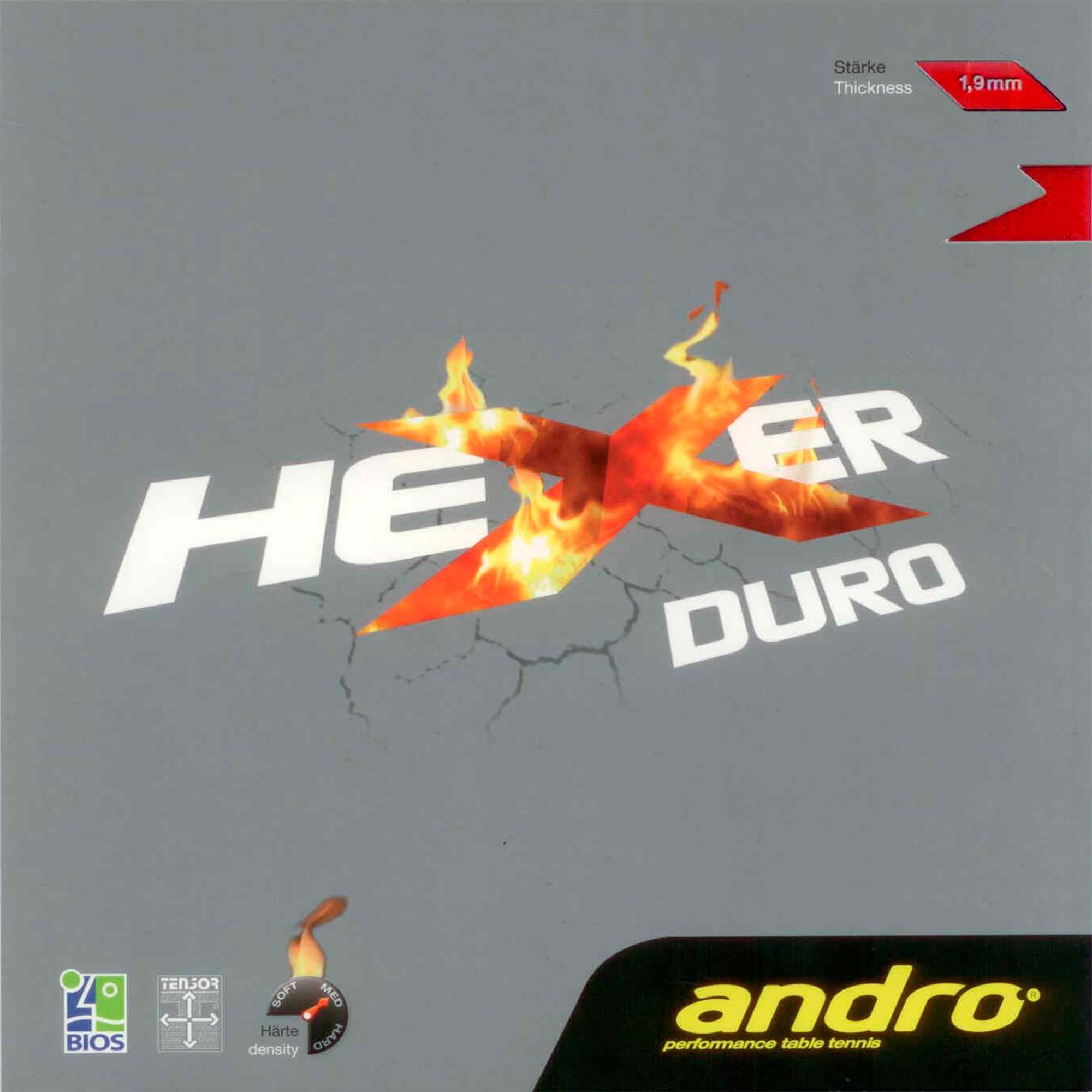 andro Belag Hexer Duro blau 1,9 mm