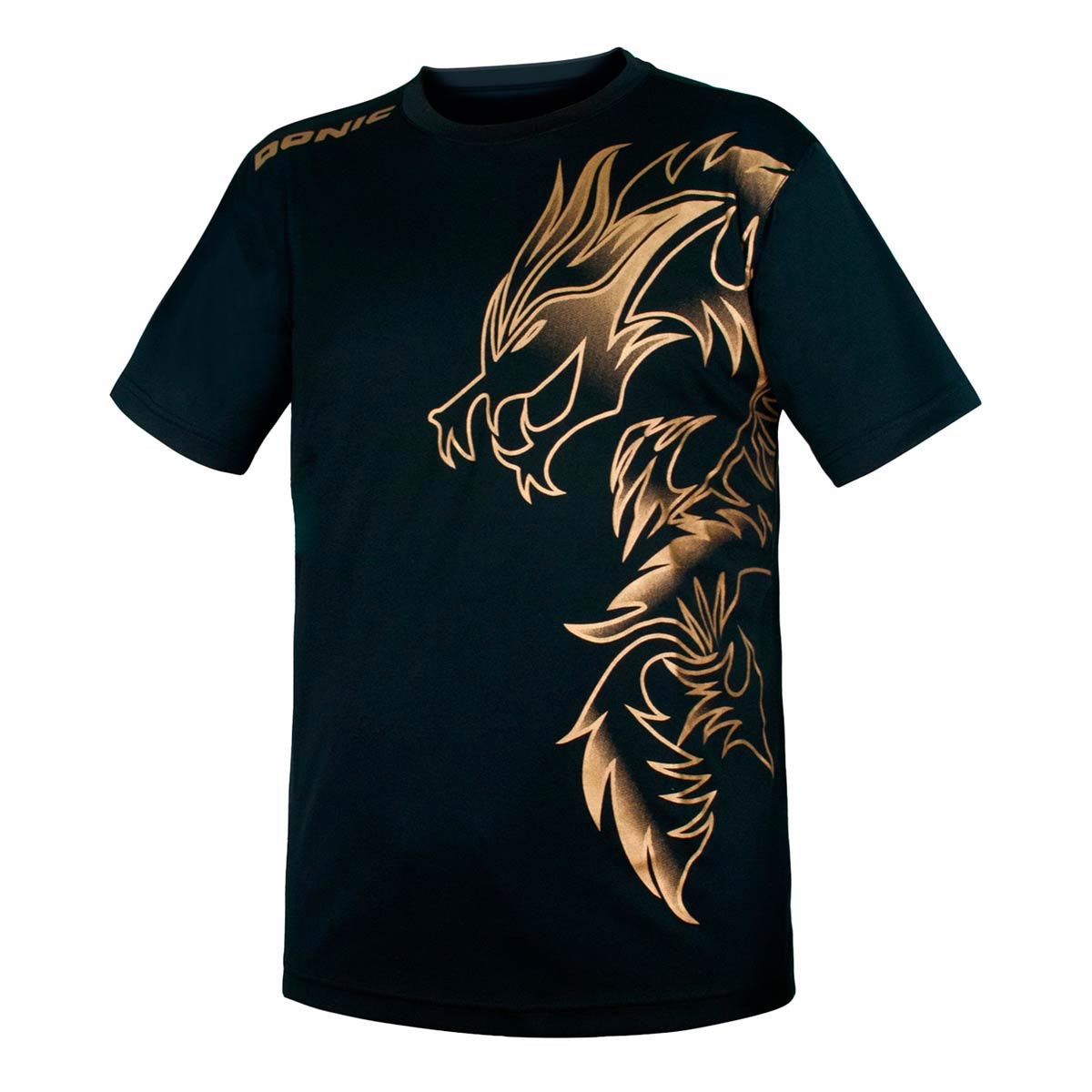 Donic T-Shirt Dragon schwarz/gold XXL