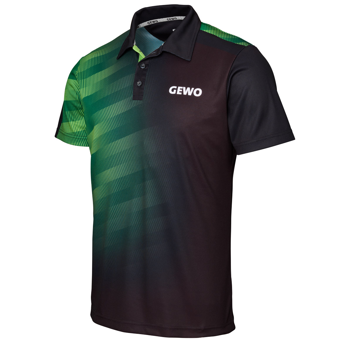 GEWO Poloshirt Tavira schwarz/lime XXXXL