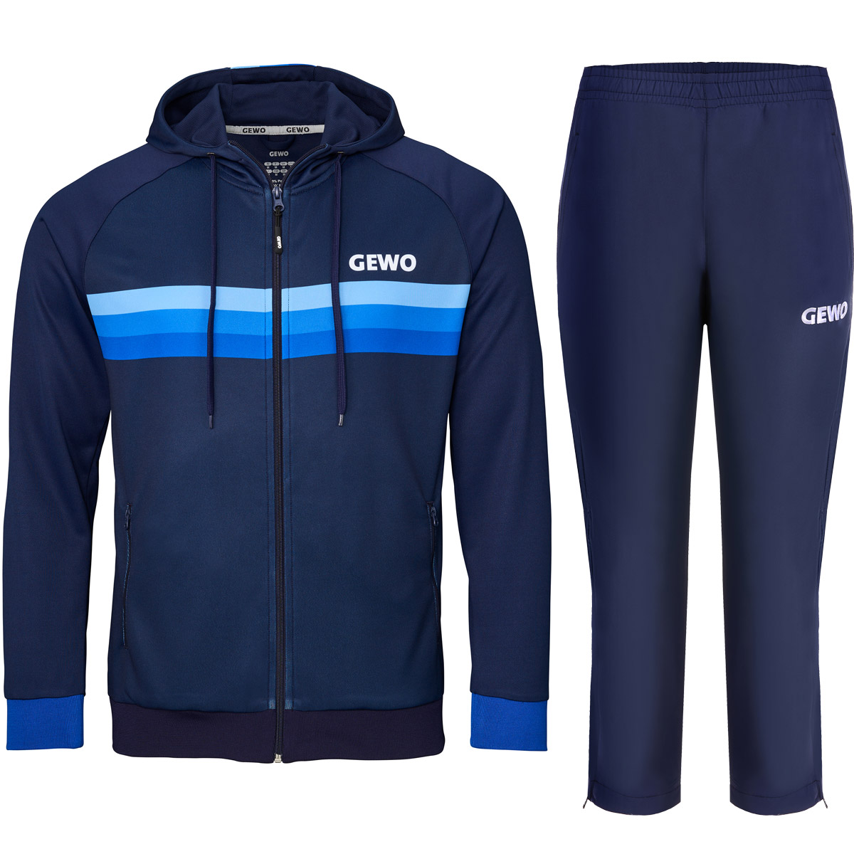 GEWO Trainingsanzug Santiago navy/sky XXXXL