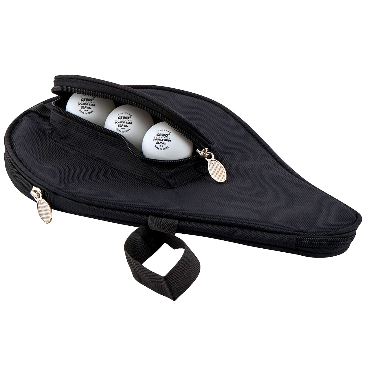 GEWO Rundhülle Master mit Ballfach schwarz/blau