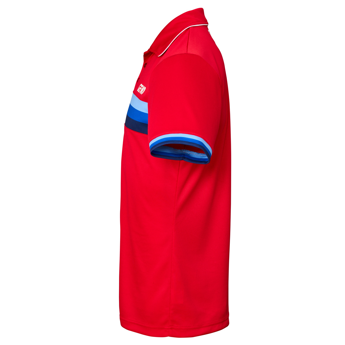 GEWO Poloshirt Santiago Baumwolle rot/blau XXXXL