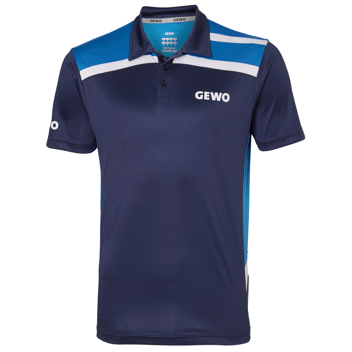 GEWO Hemd Aurora navy/royal S