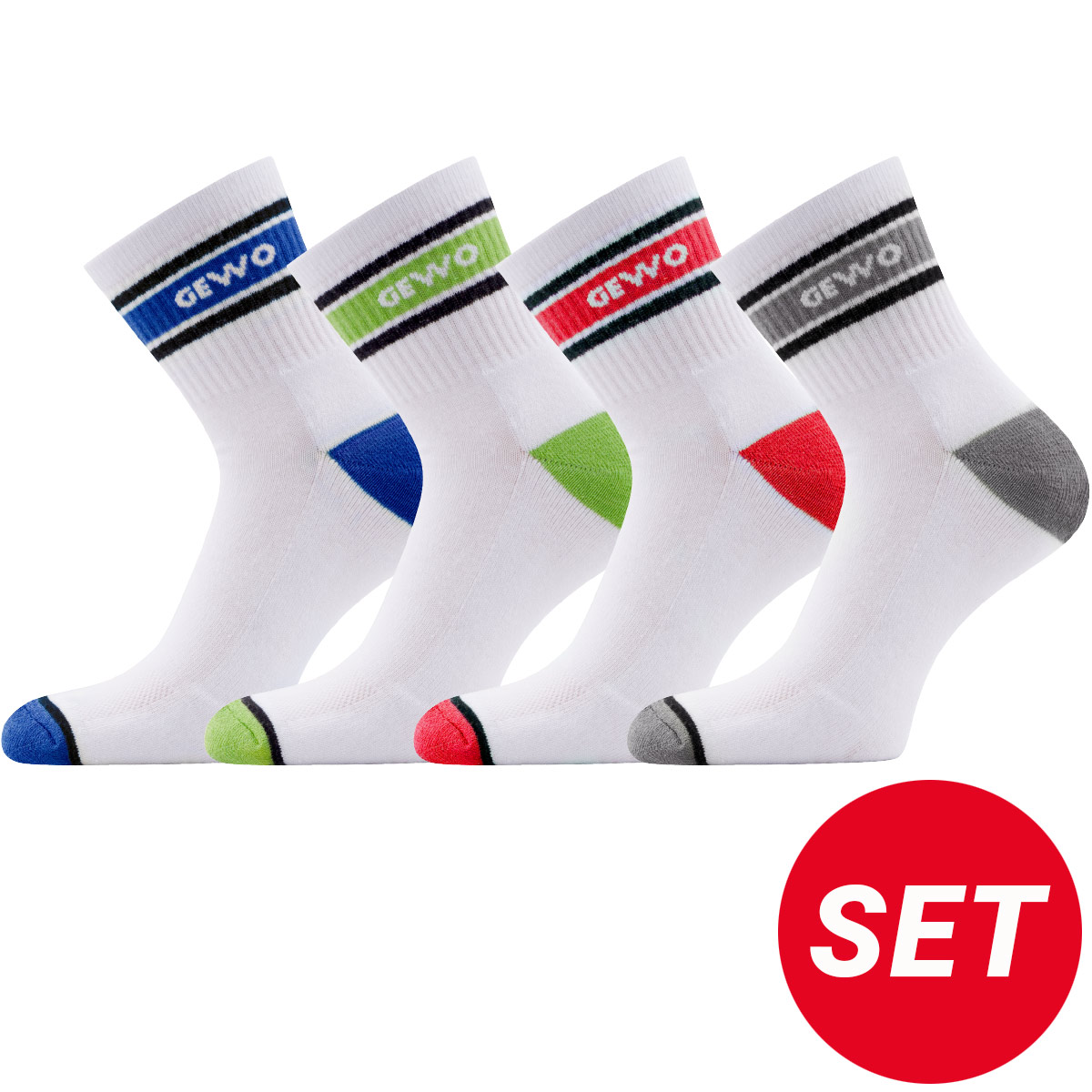 GEWO Socke Step Flex III - Set (4 Stück)