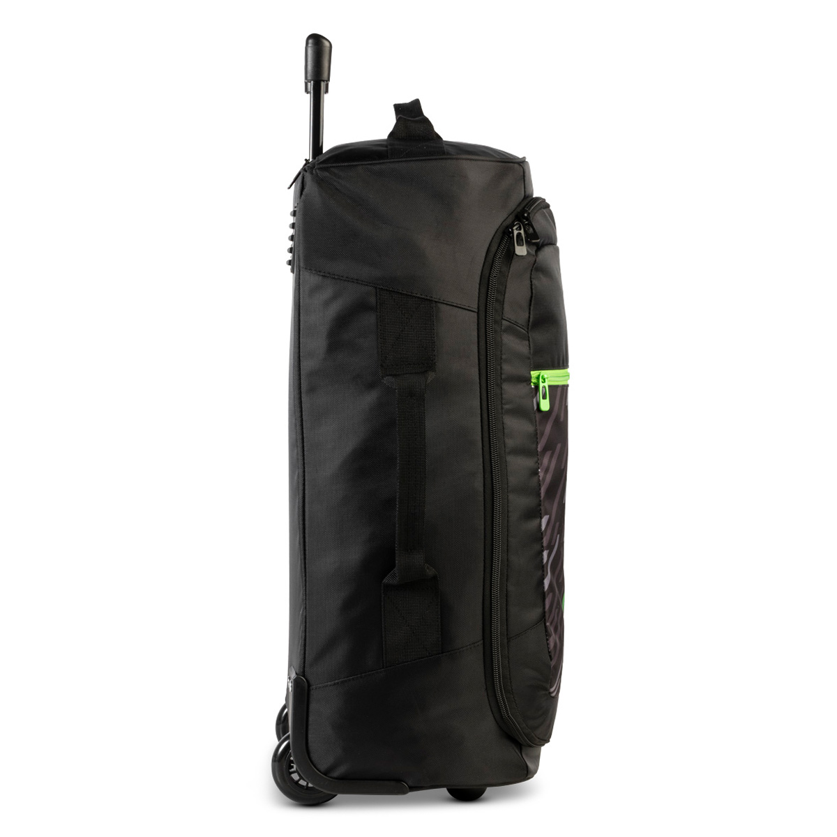 GEWO Trolley Stripes M schwarz/lime