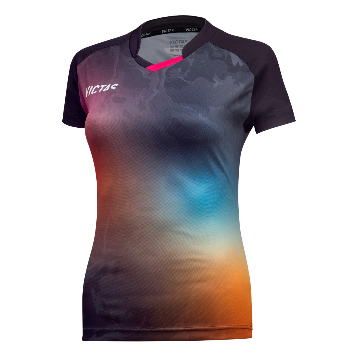 VICTAS Poloshirt V-Ladyshirt 235 schwarz XL