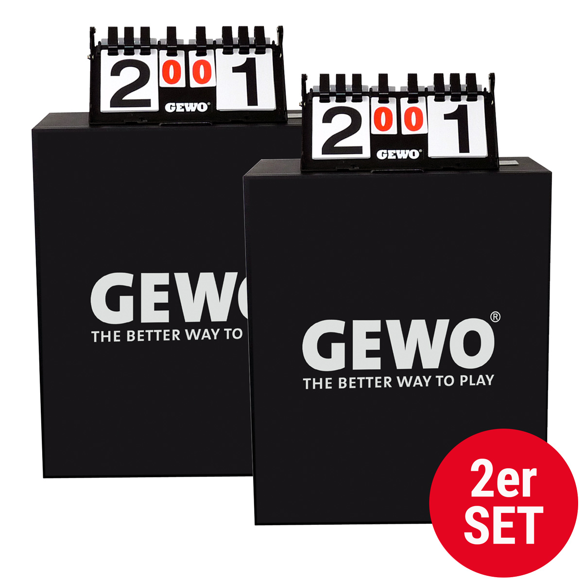 GEWO Schiedsrichtertisch inkl. Schutzhülle - Set (2 Stück)