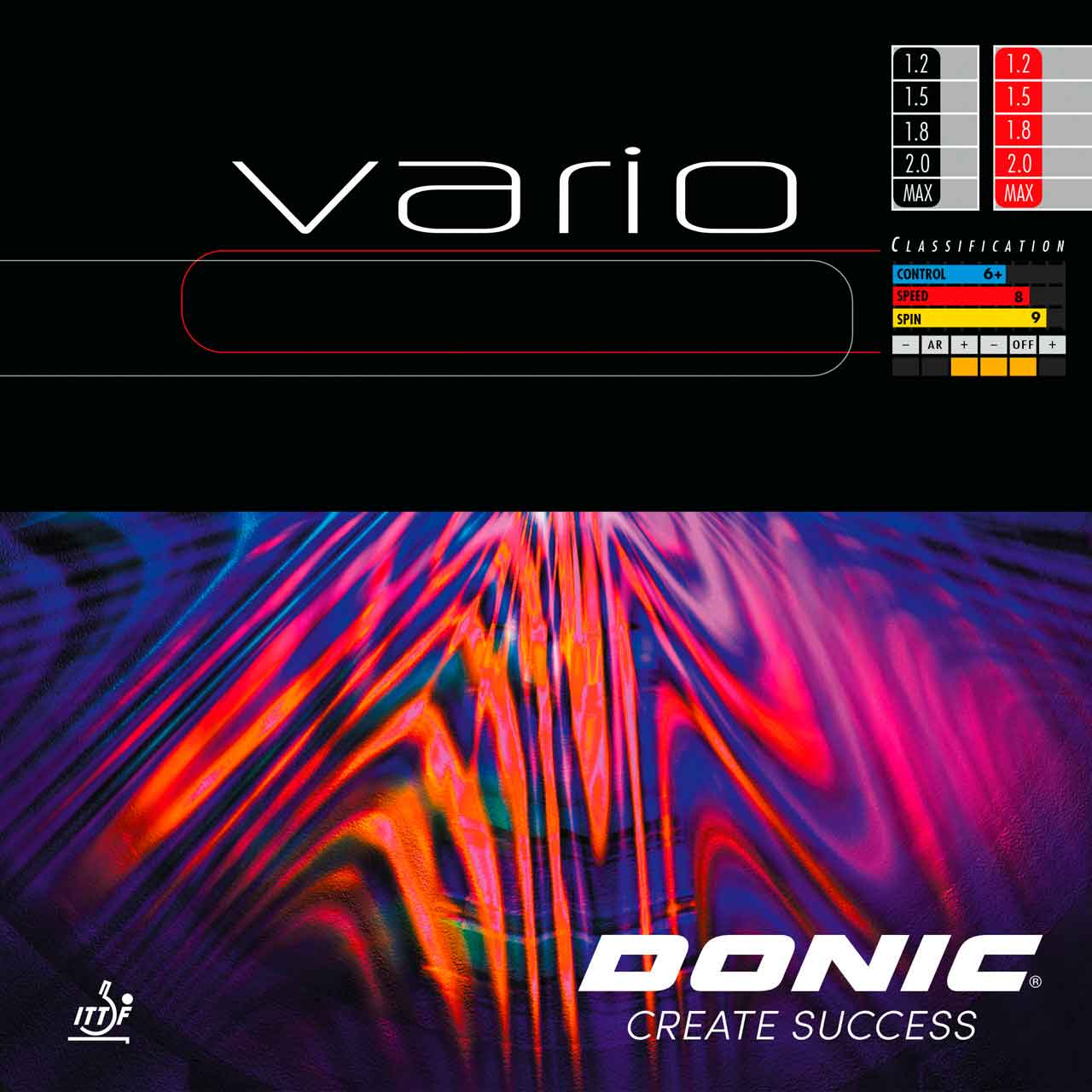 Donic Belag Vario schwarz 2,3 mm
