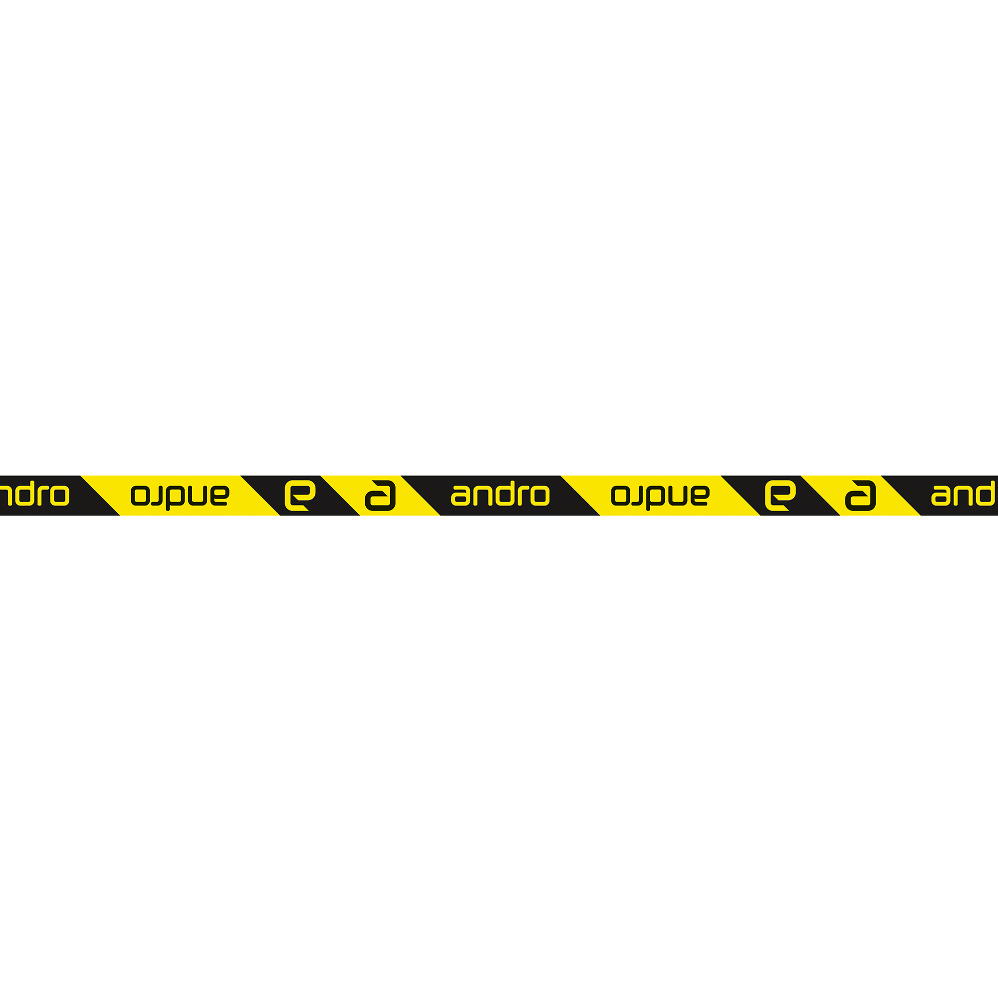 andro Kantenband Cl 10mm/50m schwarz/gelb