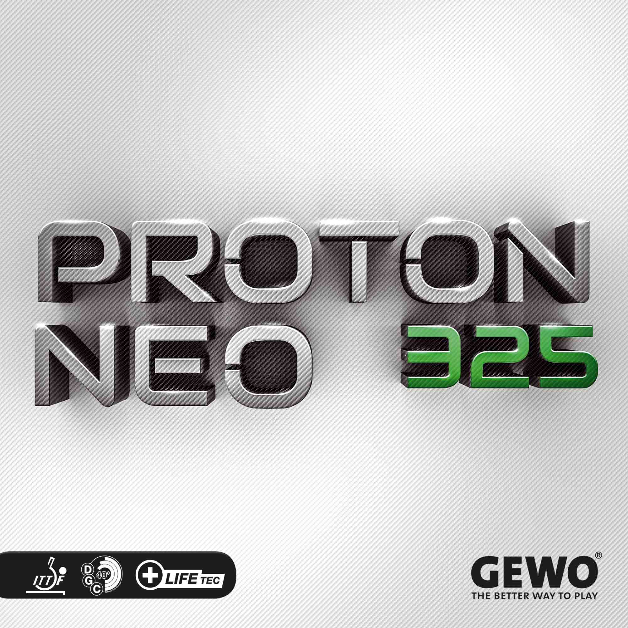 GEWO Belag Proton Neo 325 rot 2,2 mm