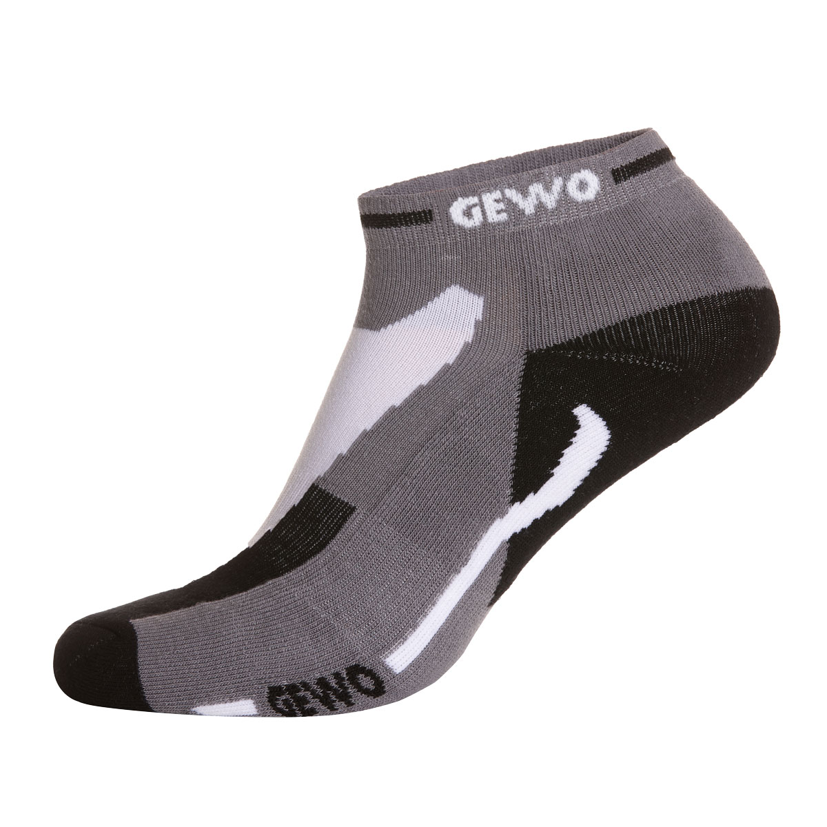 GEWO Kurzsocke Short Flex III grau/weiß 35-38
