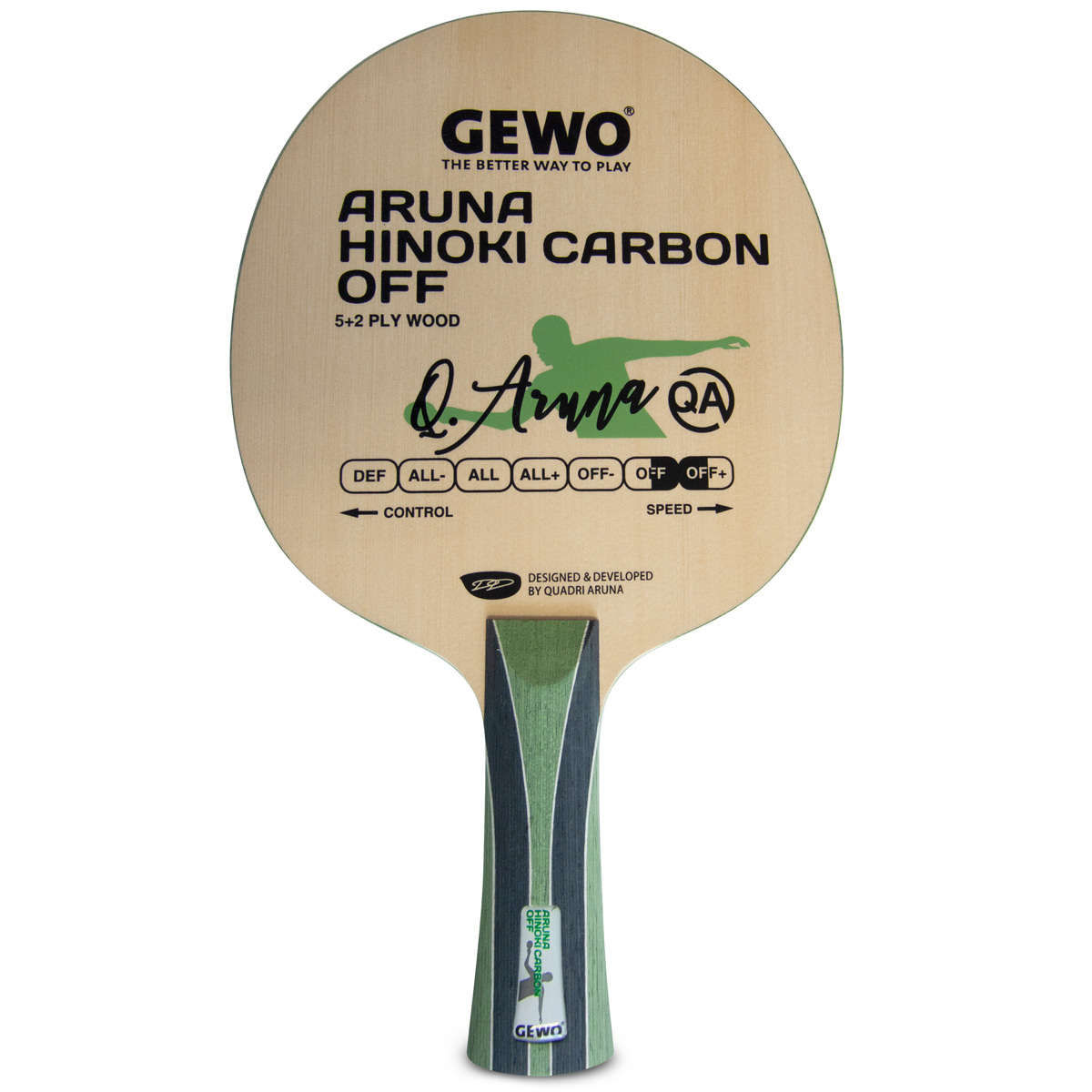 GEWO Holz Aruna Hinoki Carbon OFF