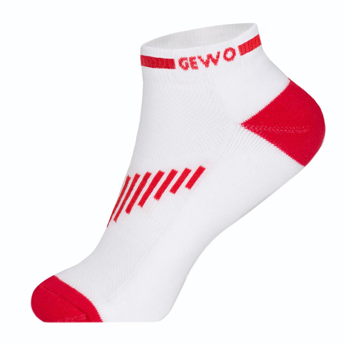 GEWO Kurzsocke Short Flex II weiß/rot 39-41